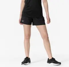 mizunoランニングクイックドライパンツ(オーロラ)カラー：ブラック