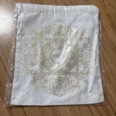 Dior ホワイト 巾着ポーチ