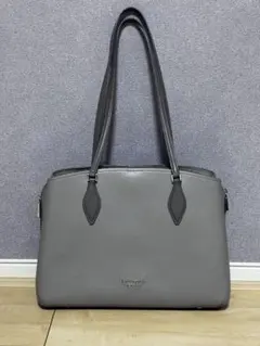 kate spade グレー レザートートバッグ