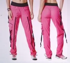 ズンバエアロダンススタジオロングパンツ L