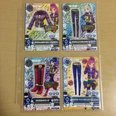 アイカツ パンクチェックダッフルコート 音城セイラ 藤堂ユリカ 霧矢あおい