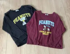 PEANUTS スヌーピー トレーナー 、ロンティ　130cm