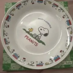 スヌーピー プレート 皿 非売品 SNOOPY & WOODSTOCK
