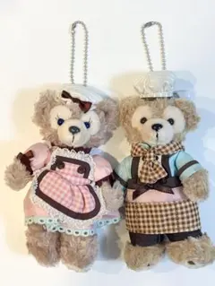 ダッフィー　シェリーメイ　2013バレンタイン限定　新品　ぬいぐるみバッチ