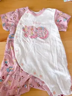 ディズニー　100周年　70cm ロンパース　半袖