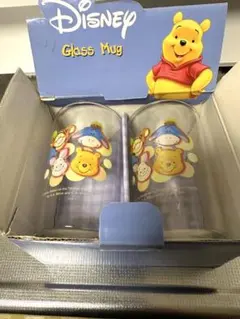 Disney くまのプーさん ガラスマグ2個セット