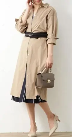 組曲　シャツワンピース