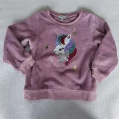 【期間限定出品】any FAM ユニコーン トレーナー 100cm スパンコール