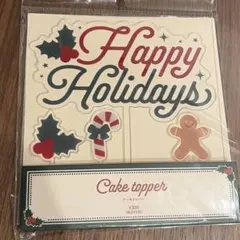 【新品】クリスマスケーキトッパー 3coins スリコのサムネイル