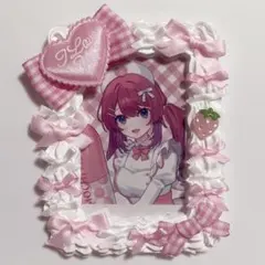 ♡ ホイップデコ トレカケース 量産型 ピンク リボン b8 いちご ♡