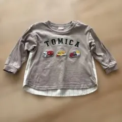 プティマイン　ロングTシャツ　90 トミカ