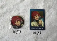 あんスタ 逆先夏目 缶バッジ ぱしゃっつ