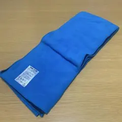 COMME ÇA ISM フリース マフラー 鮮やかブルー 子供　ポリエステル