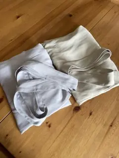 アーバンリサーチドアーズ ライトグレー 半袖 シャツワンピース 2枚セット