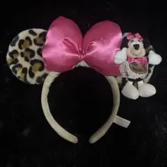ディズニー カチューシャ ミニー ヒョウ柄 レオパード