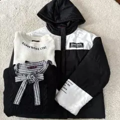 Lovetoxic フード付きアウターとトップスセット