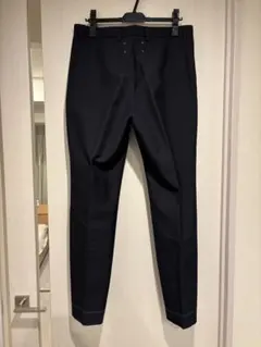 【Maison Margiela】 ネイビー　テクノウールトラウザーズ　50のサムネイル