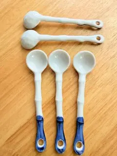 陶器製スプーン 5本セット