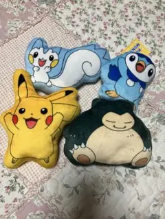 新品未使用　ポケットモンスター ぬいぐるみ 4個セット
