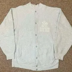90s champion reverse weave スナップカーディガン　刺繍