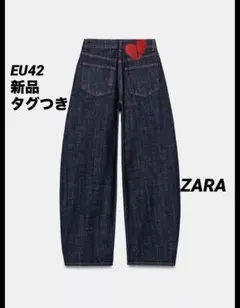 ZARA Z1975 ハイウエストバレルフィットデニムパンツ 34 - メルカリ