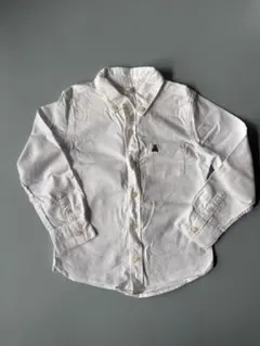【美品】ギャップ　白シャツ　5Y
