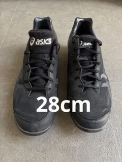 asics ブラック フットサル シューズ - メルカリ