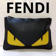 ■新品同様■ FENDI フェンディ バッグバグズ モンスター ファー×レザー バッグチャーム キーホルダー ピンク系×マルチカラー AN9247 FENDI フェンディ モンスター モンスター（カラーブラック）（バッグ｜バッグ リュック・デイパック バグズ)スタッズ