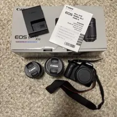 Canon キャノン EOS Kiss X10 ダブルズームキット 箱付き 美品 キヤノン（Canon） Canon EOS Kiss X10 ダブルズームキット カメラ