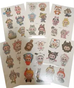 ラブブ 転写シール6枚セット①
