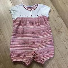 familiar ショートオール 半袖ロンパース　70