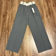 FOUND GOOD スラックス パンツ グレー　レディースL