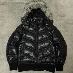00s old uniqlo ファー ダウンジャケット y2k グランジ 平成