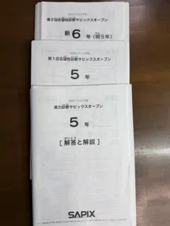 2026年最新】サピックスオープン 3年の人気アイテム - メルカリ