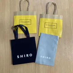 LOCCITAN & SHIRO  紙袋ショッパー