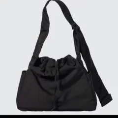 美品　ユニクロC ソフトパフィーショルダーバッグ（ブラック）　旧モデル