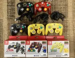 ホリ クラシックコントローラー 5台 ホリコン マリオ ゼルダ ピカチュウ