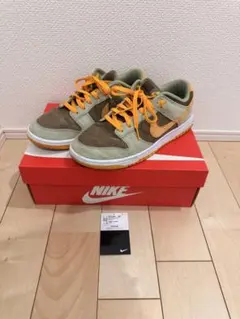 NIKE DUNK LOW By You 28cm イエロー オレンジ - メルカリ