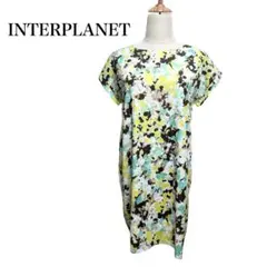 INTERPLANET インタープラネット 花柄模様 チュニックワンピース Mのサムネイル