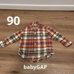 babyGAP　チェックシャツ　90