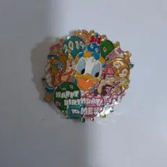 ドナルドダック バースデー ピンバッジ 2019