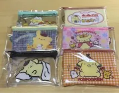 【全６種類】ポムポムプリンリング付きポーチコンプリートセット