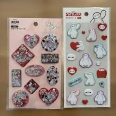 Disney 101 ウォーターシール　ベイマックス　ふわふわシール