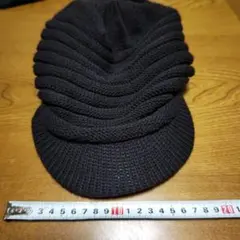 あ*み様 リブ編みニットキャップ ダークブラウン