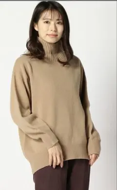 Spick &Span カシミヤウールハイネックプルオーバー