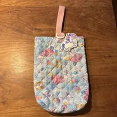 上靴入れ　上履き入れ　女の子　キルティングバッグ