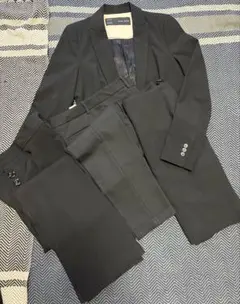 ZARA BASIC ブラックパンツ上下4点セット