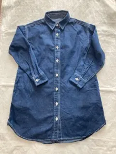 デニムシャツワンピース　130cm 無印良品　MUJI