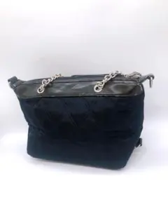 【25041】LANVIN ランバン ハンドバック ネイビー 紺 レディースのサムネイル