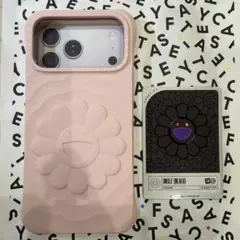 CASETiFY IPhone17 pro ピンク+ フラワーキーチェーン付き - メルカリ